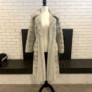 Chic faux fur jacket size S